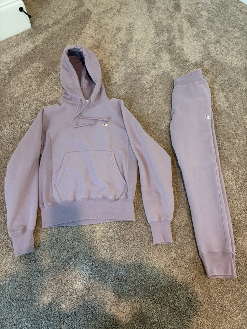 Champion Lilac Hoodie and Jogger Set
